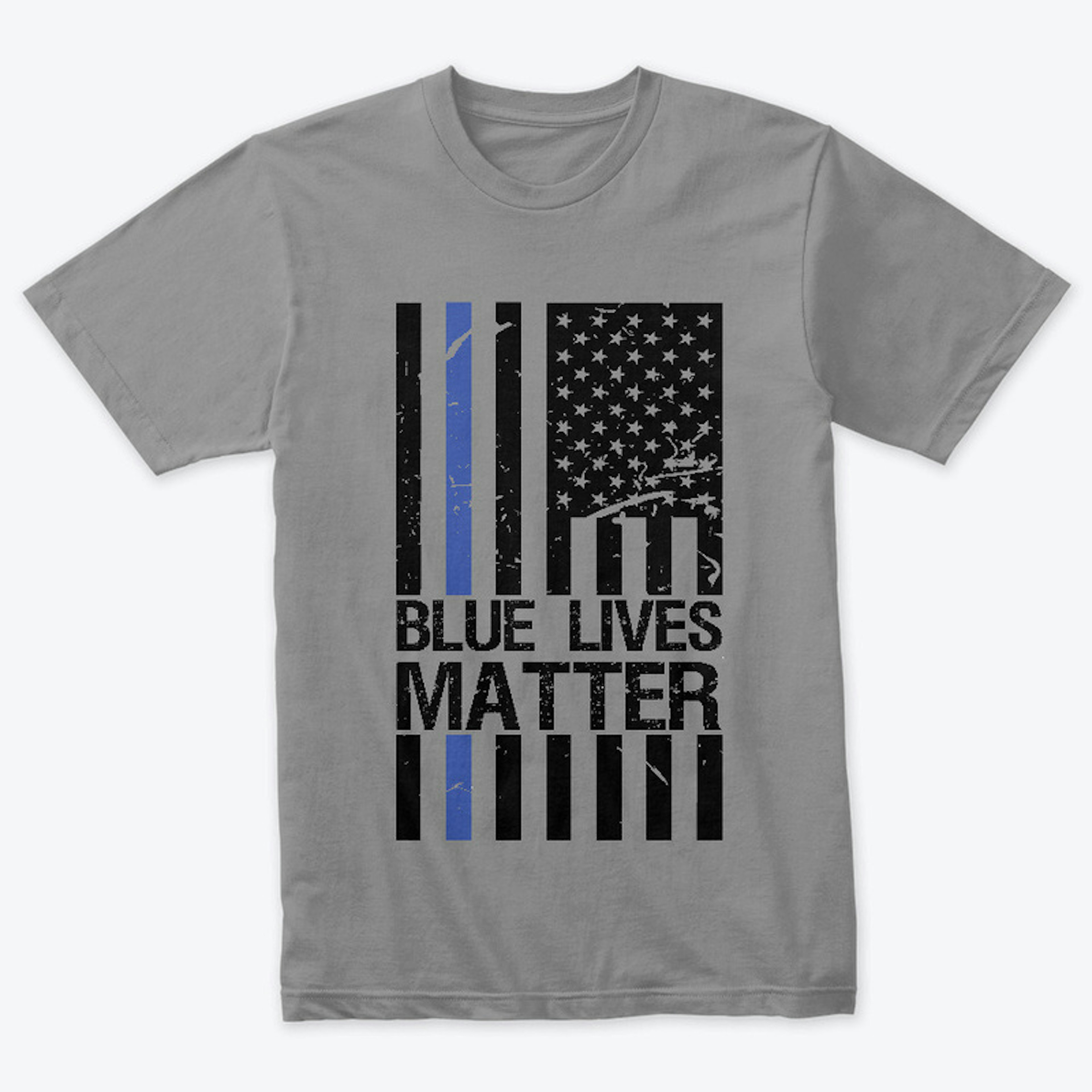 LOGOPOP Blue Lives Matter Flag
