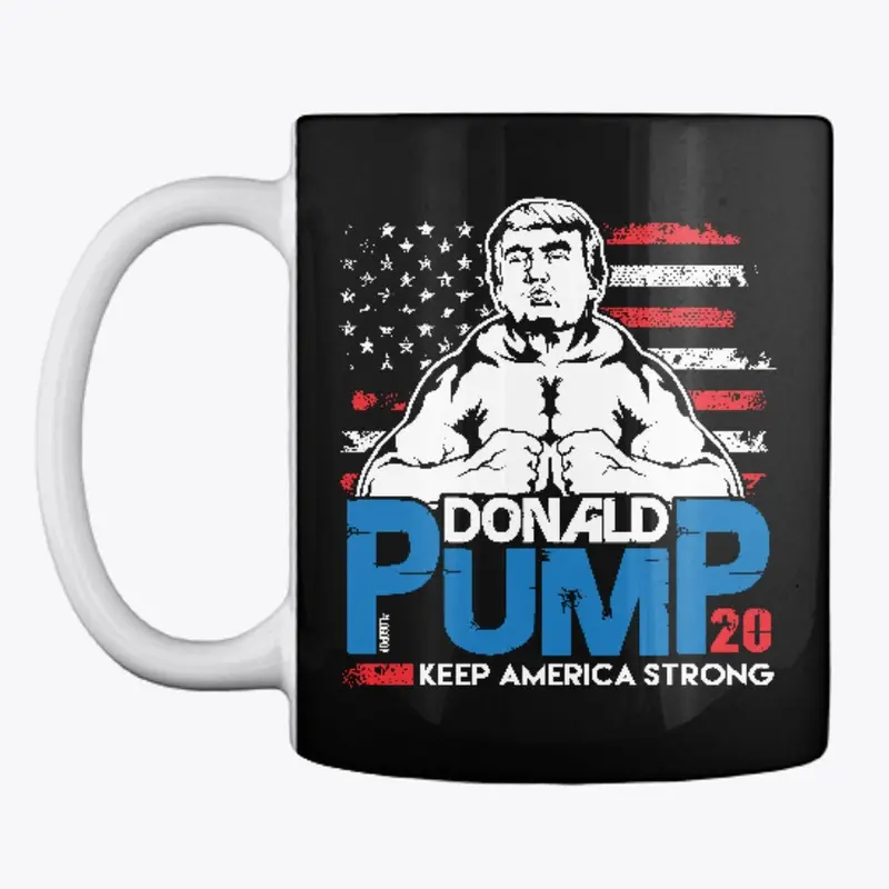 LOGOPOP Donald Pump Keep America Strong