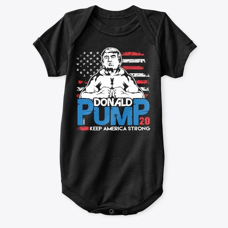 LOGOPOP Donald Pump Keep America Strong